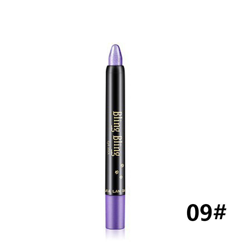 Pearlescent Silkworm Eyeshadow Pen Lasting Waterproof And Not Blooming Shiny Pearlescent Gel Pen 15 Color Eye Shadow Pen - Skin Deep Secrets 