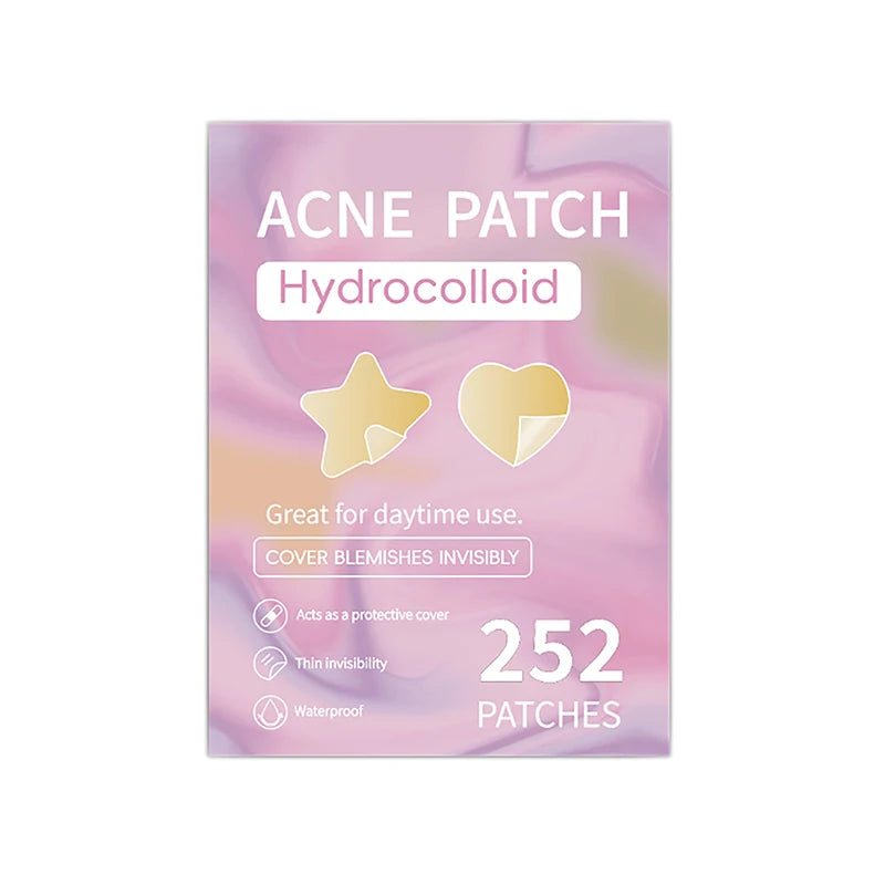 252pcs Pimple Patch Acne - Invisible Acne Removal with Skin Care Stickers - Skin Deep Secrets 